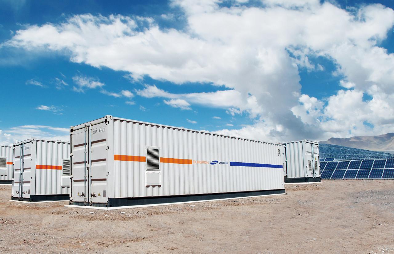  Solar energy storage power station in Gansu,China