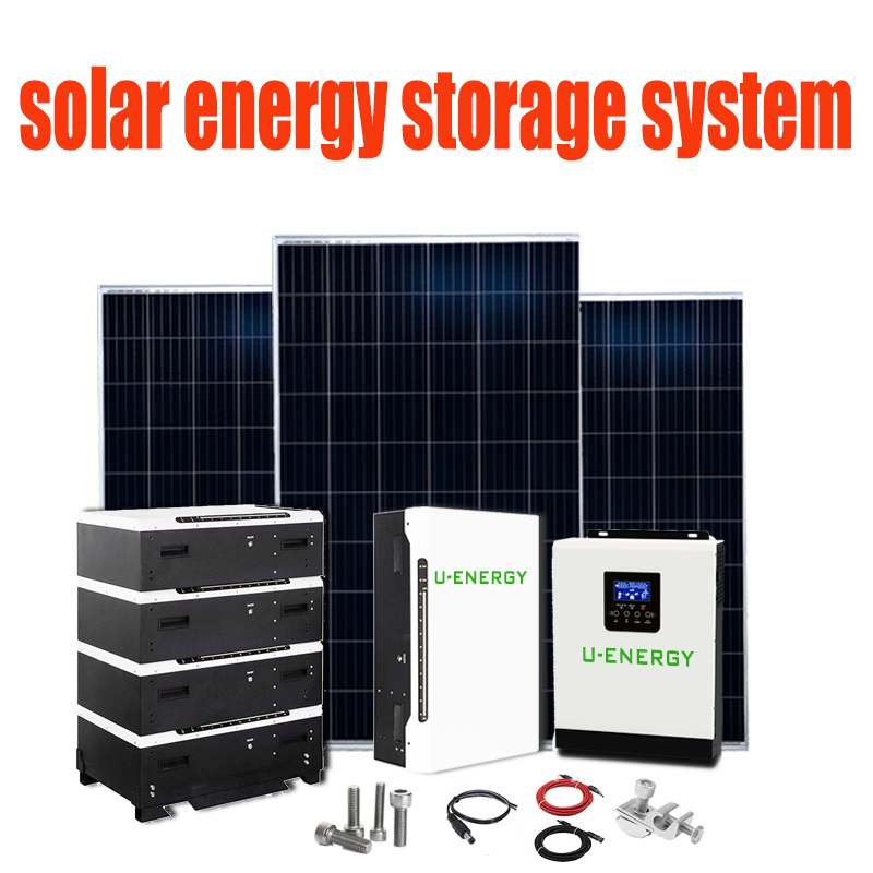 5Kw/10Kw LiFePO4 Lithium Battery Off/grid Hybrid Inverter Solar Storage System Home